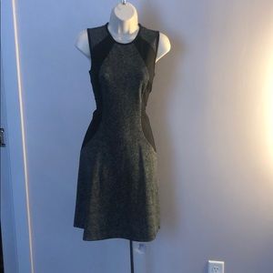 Michael Kors Black/Grey Sleeveless Dress